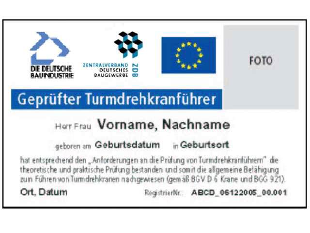 Beispiel für den geprüften Kranführer ->
